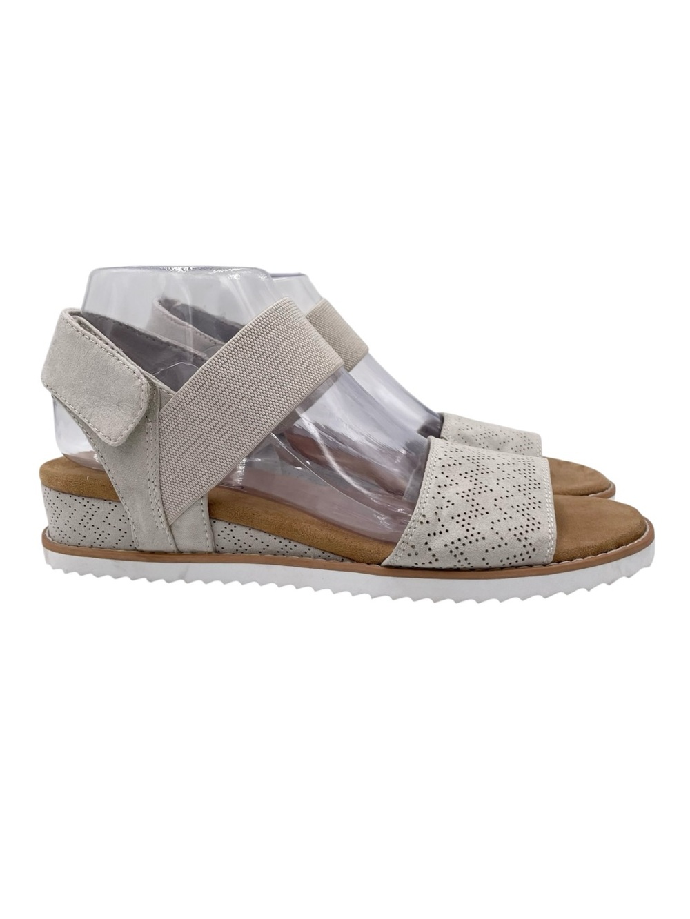Skechers Cali Desert Kiss Memory Foam Sandals Women's Size 9 Off White 56195S